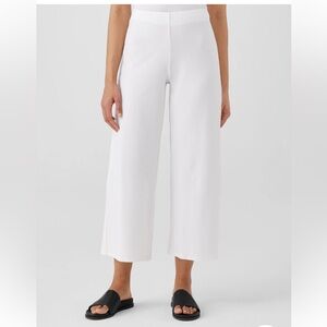 EF Washable Stretch Crepe Wide-Leg Pant NWT Medium